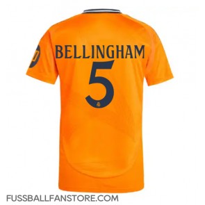 Real Madrid Jude Bellingham #5 Replik Auswärtstrikot 2024-25 Kurzarm